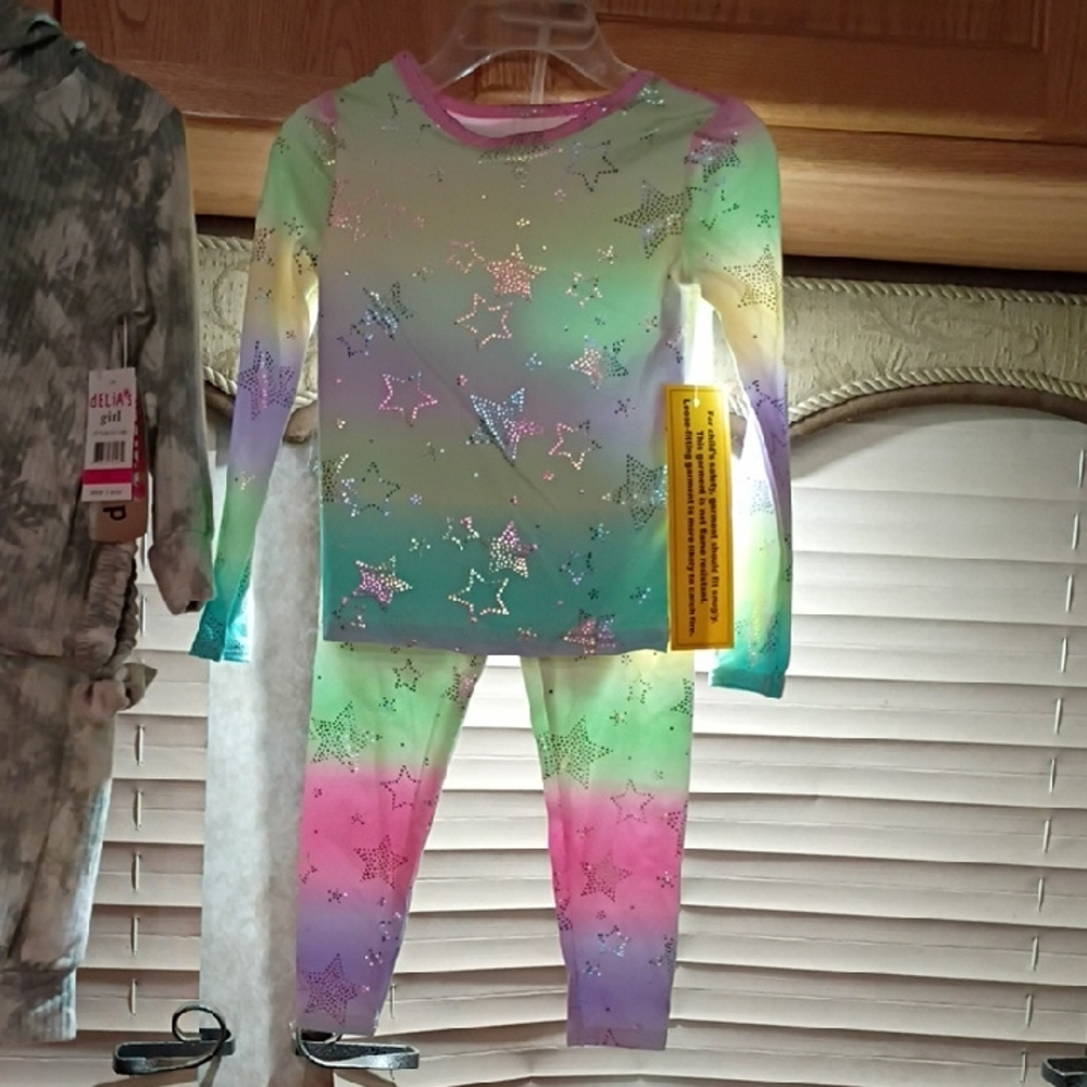 Colorful Starry Kids Pajamas